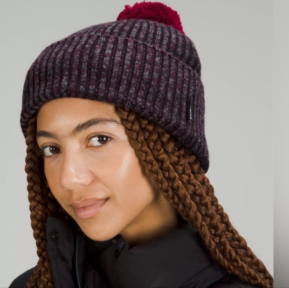 Lululemon Textured Fleece-Lined Knit Beanie